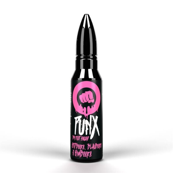 Riot Squad - PUNX by Riot Squad - Erdbeere, Blaubeere & Himbeere - 5ml Longfill (SB)