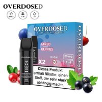 Overdosed - Prefilled Pods 20mg/ml (2 Stück) Mixed...
