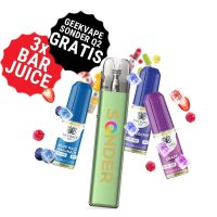 3x Bar Juice Bundle + GeekVape Sonder Q2 Pod Kit Gratis