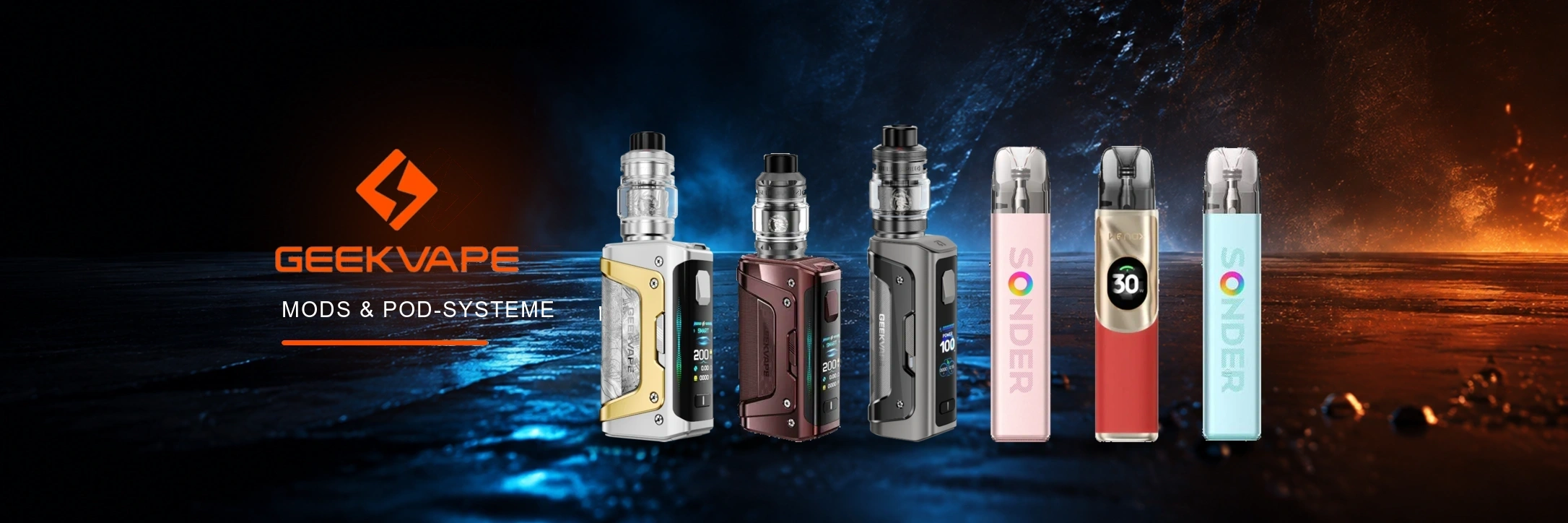 GeekVape Mods und Pod-Systeme